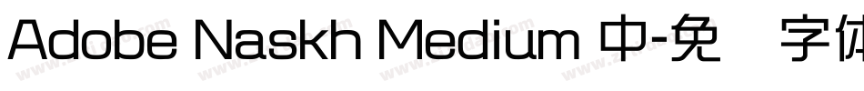 Adobe Naskh Medium 中字体转换